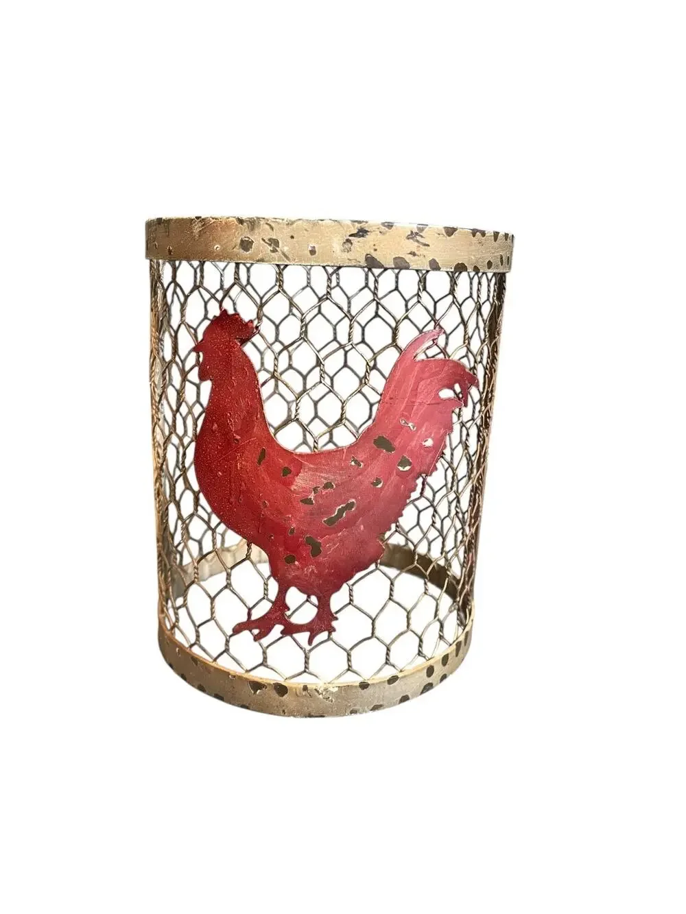 Scentsy Ristic Red Rooster Wire Wax Warmer Wrap